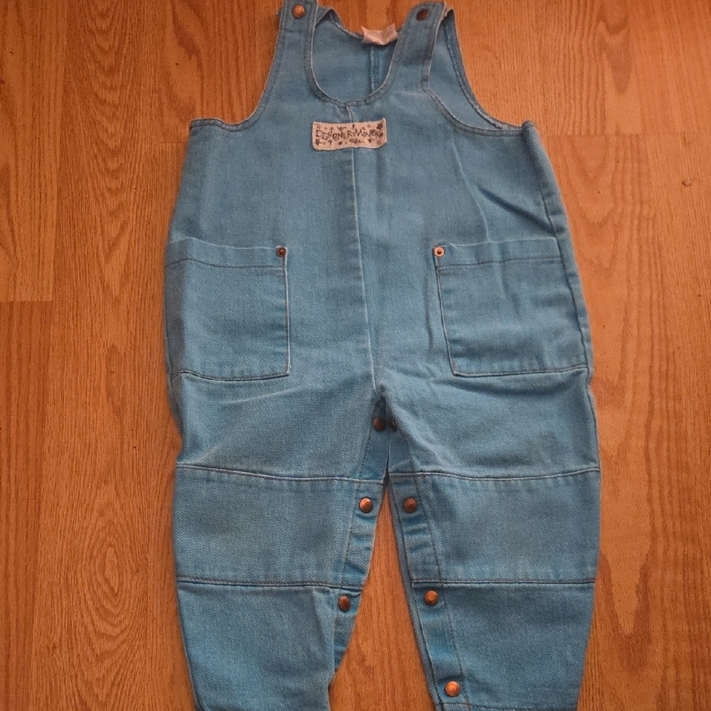 Please Mum Blue Denim Overalls